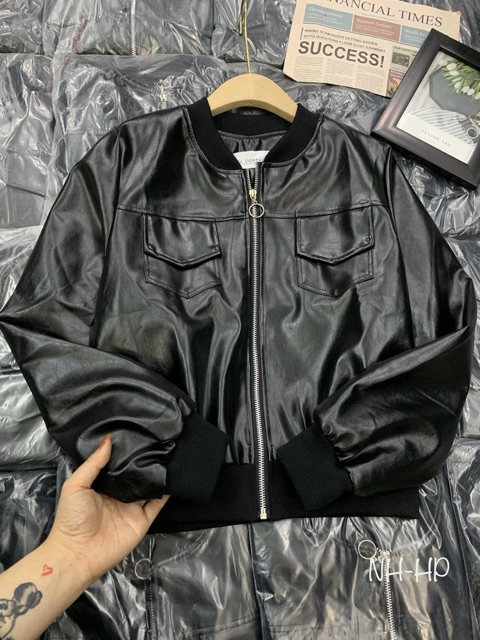 ÁO KHOÁC DA BOMBER TÚI HỘP | BigBuy360 - bigbuy360.vn