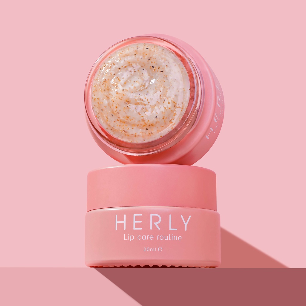 Tẩy tế bào chết môi HERLY Lip Scrub 20ml dưỡng môi mềm mịn [HL02]