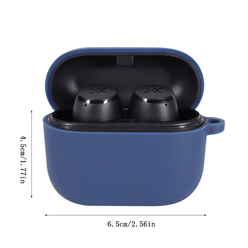 Vỏ Bảo Vệ Hộp Sạc Tai Nghe Màu Trơn Bằng Silicon Cho Xemal X3