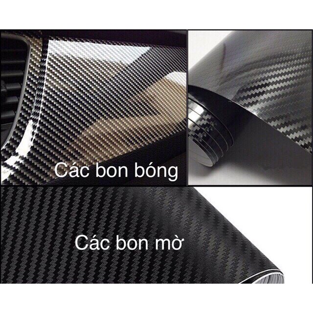 Decal carbon mờ , cacbon bóng dán trang trí oto, xe máy