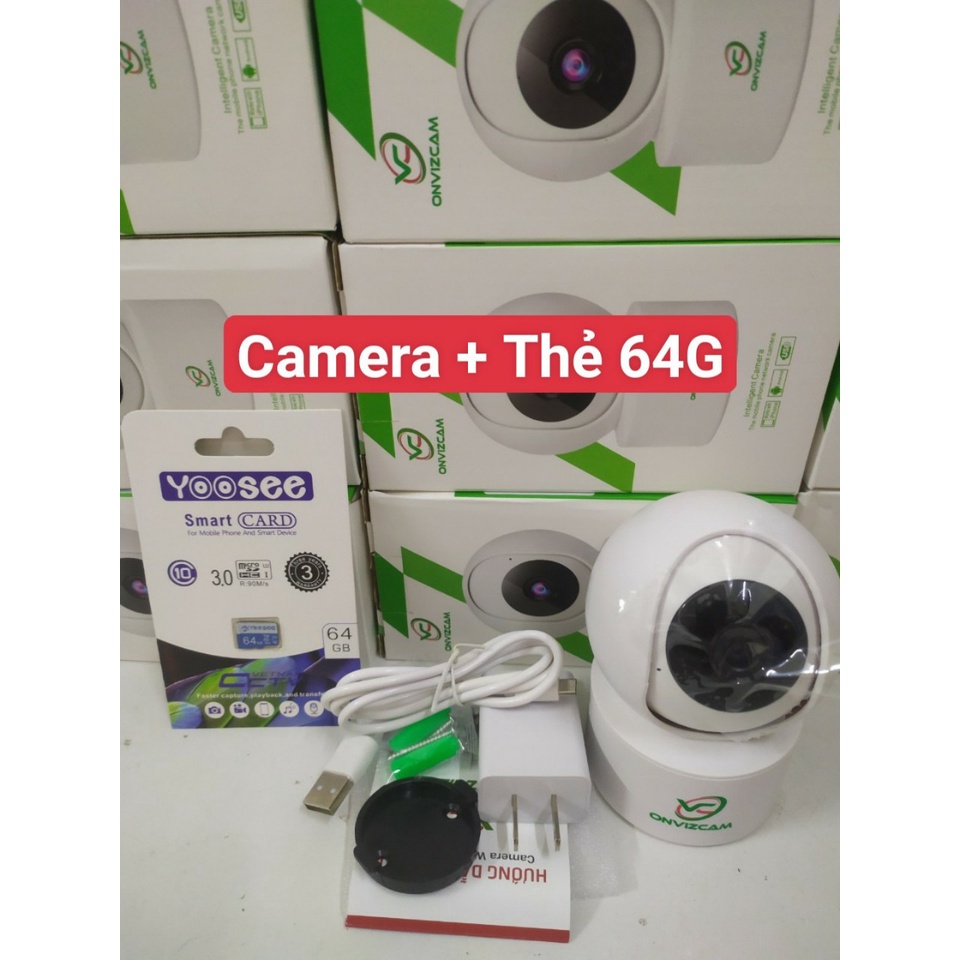 Camera wifi Carecam Phiên bản V5PRO 2.0MP, xoay 360 độ, đàm thoại 2 chiều, báo động chống trộm, app CARECAM PRO