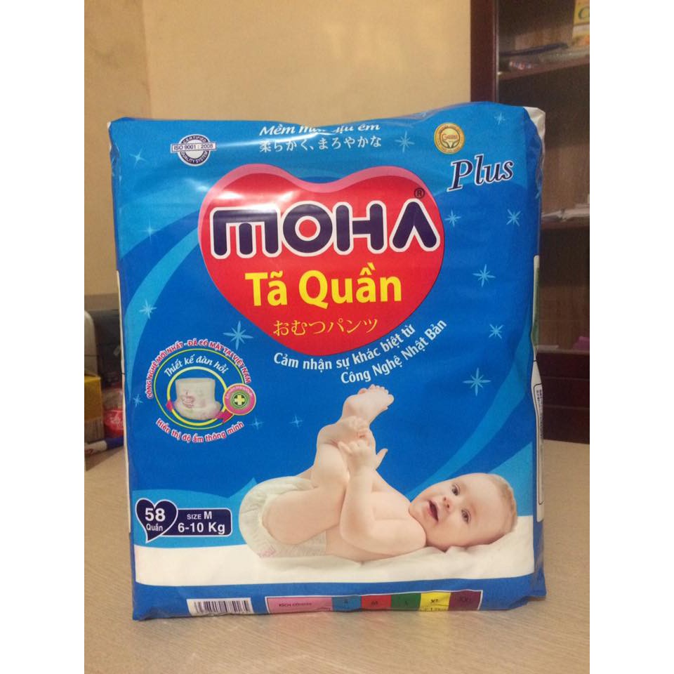 Bỉm Quần MoHa - M58, L48