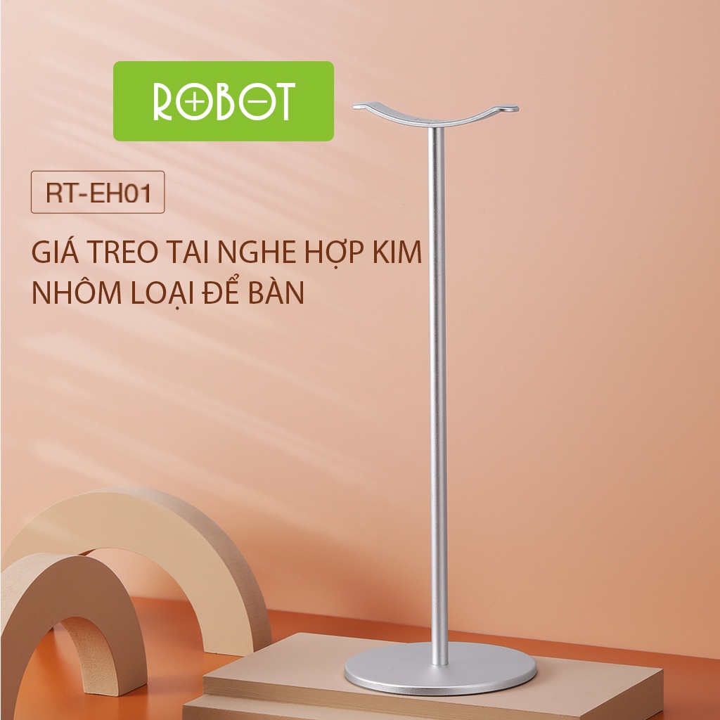 Giá Treo Tai Nghe ROBOT RTEH01 Hợp Kim Nhôm Loại Để Bàn Hàng Chính Hãng