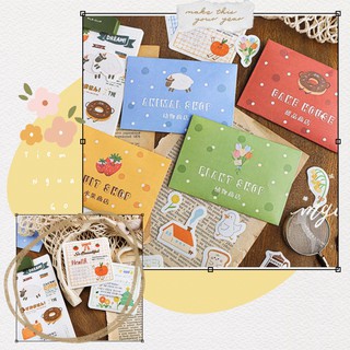 BÌ THƯ HÌNH DÁN STICKER DOODLE EMOJI - Tiệm Ngựa Gỗ