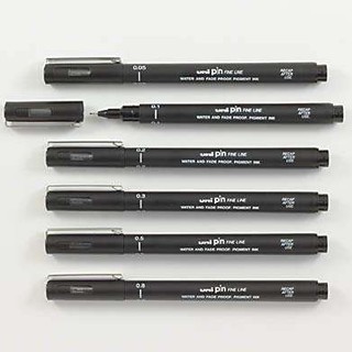 [Họa cụ Tý Chuột] Bút kĩ thuật Uni Pin