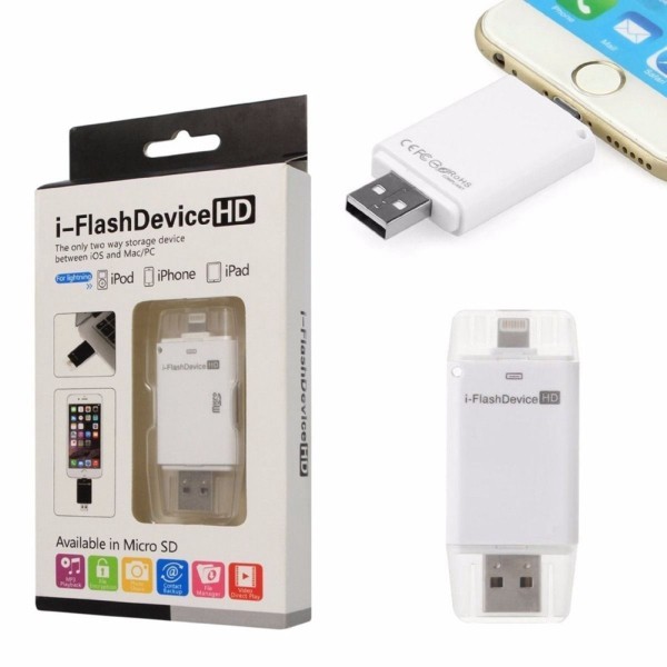 USB OTG SD TF Card Reader cho iPhone và iPad