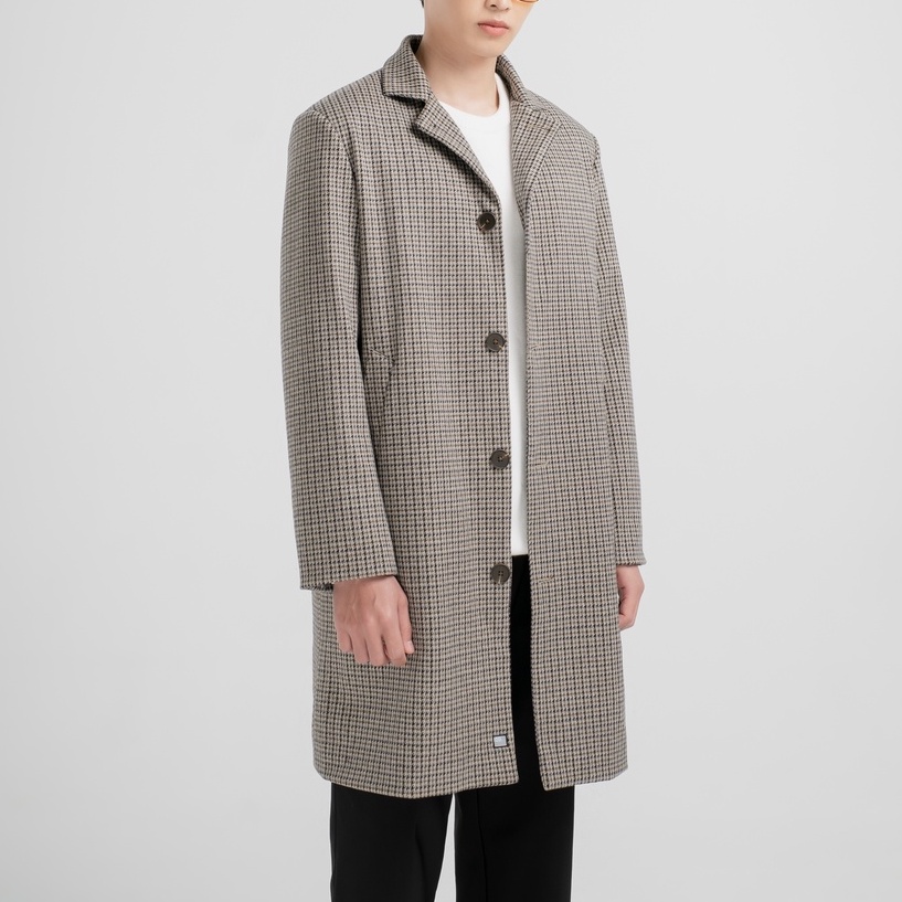 Áo khoác Dài Măng Tô Nam hoạ tiết tinh tế SSSTUTTER dáng hàn quốc cao cấp Royal Coat