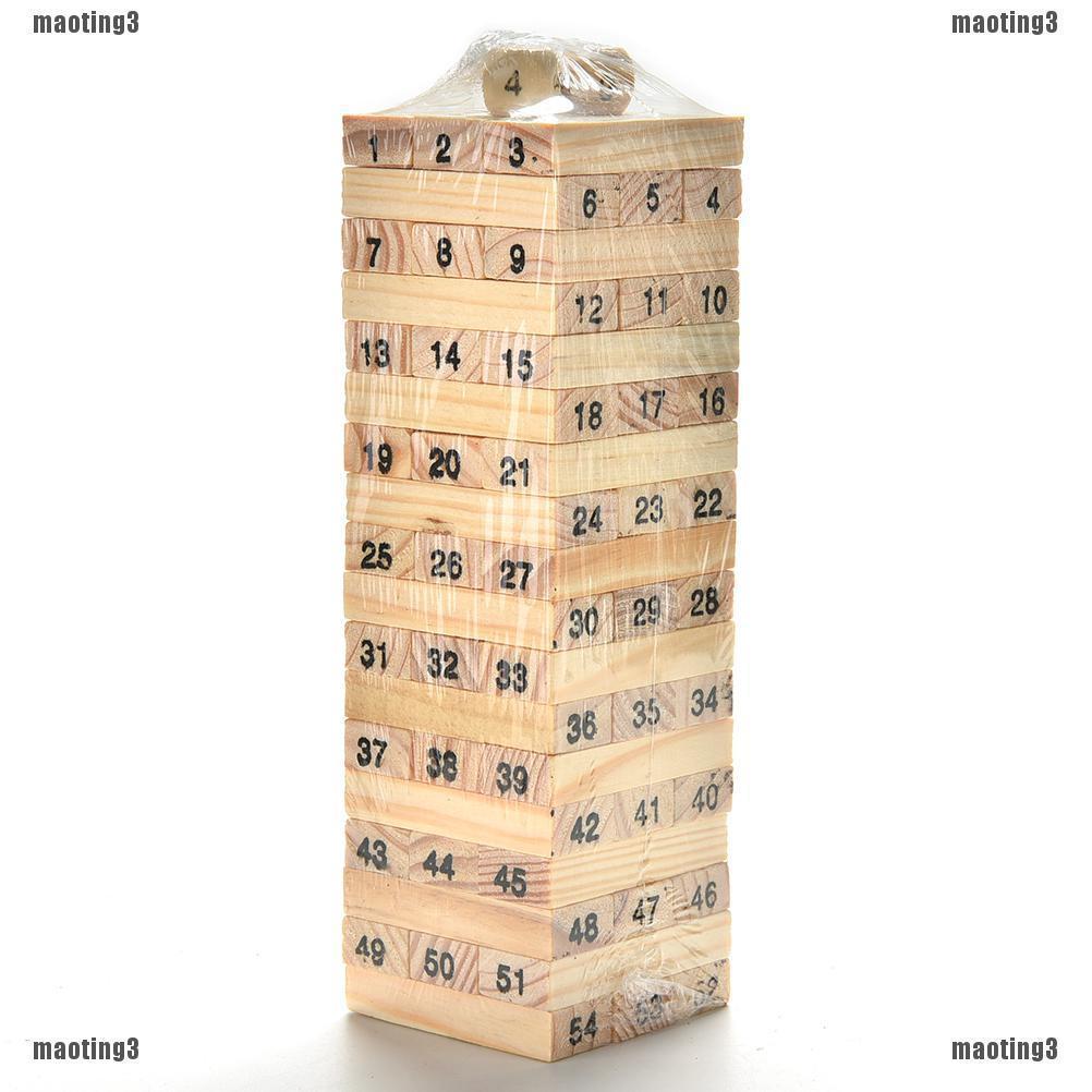 ❤Bộ Đồ Chơi Jenga Bằng Gỗ Vui Nhộn