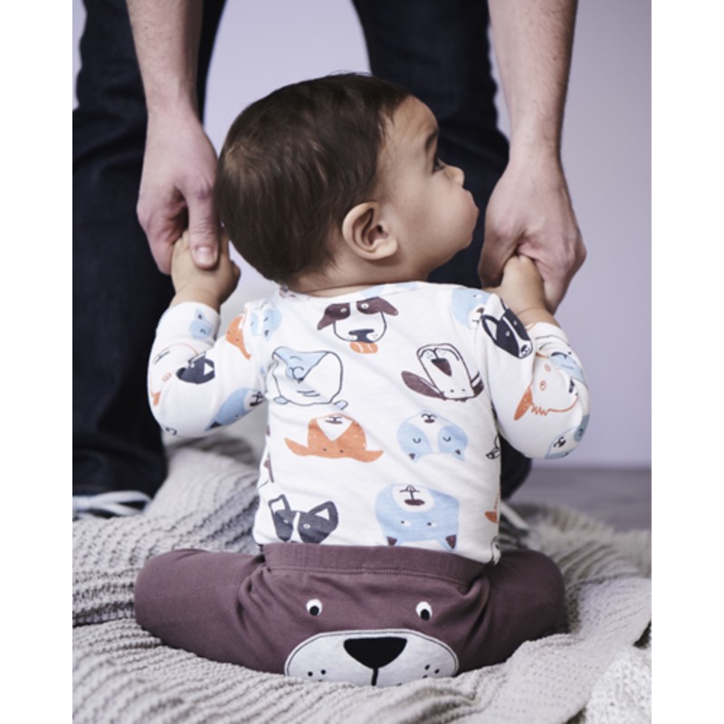 Set 3 bodysuit kèm quần Car-tờ Auth Từ Mỹ (126H494)