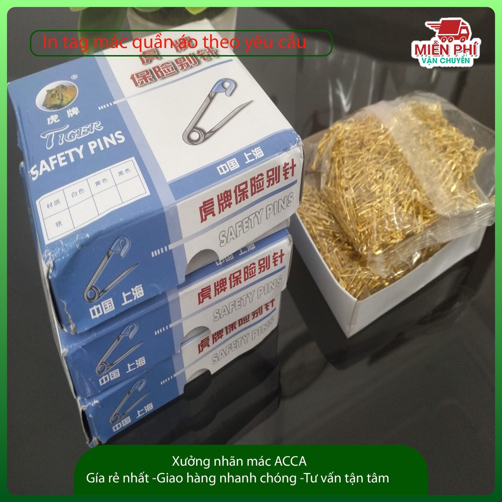 KIM BĂNG NHỎ 1 HỘP KIM BĂNG 1000 CÁI KÍCH THƯỚC 0.5 cm*2 cm GHIM TÂY