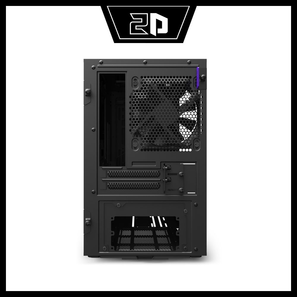 Vỏ máy tính (Case) NZXT H210 MATTE BLACK (Mini iTX/Đen)