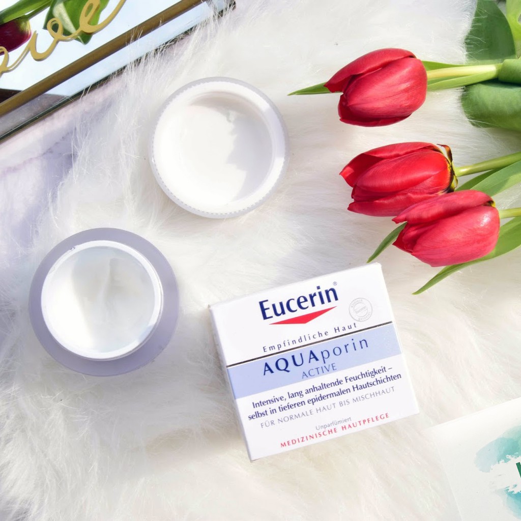 Kem dưỡng ẩm da Eucerin Aquaporin Active da thường đến da hỗn hợp 50ml