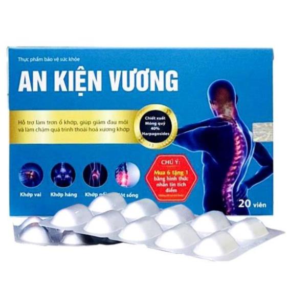 [GIÁ GỐC] An Kiện Vương Giúp giảm đau mỏi xương khớp - Hộp 20 viên