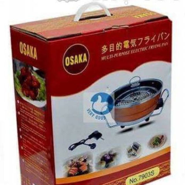 Nồi Lẩu Điện Osaka Đa Năng Nấu Lẩu Nướng Xào