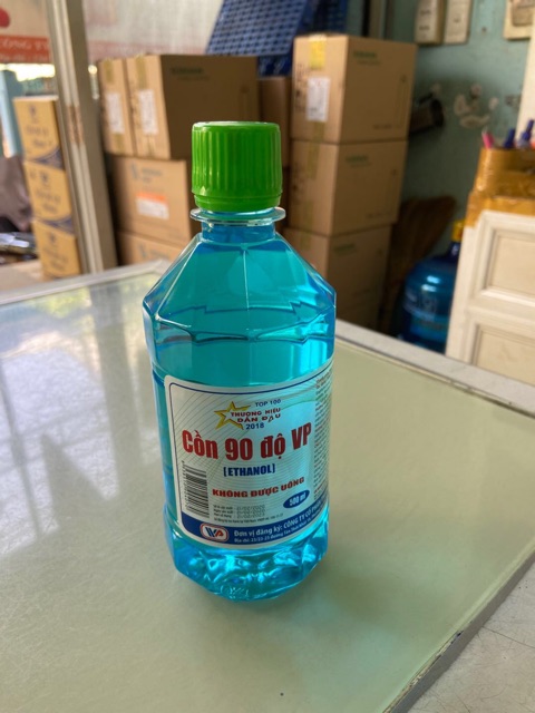 Nguyên thùng cồn sát khuẩn 90 độ Vĩnh Phúc 20 chai 500ml