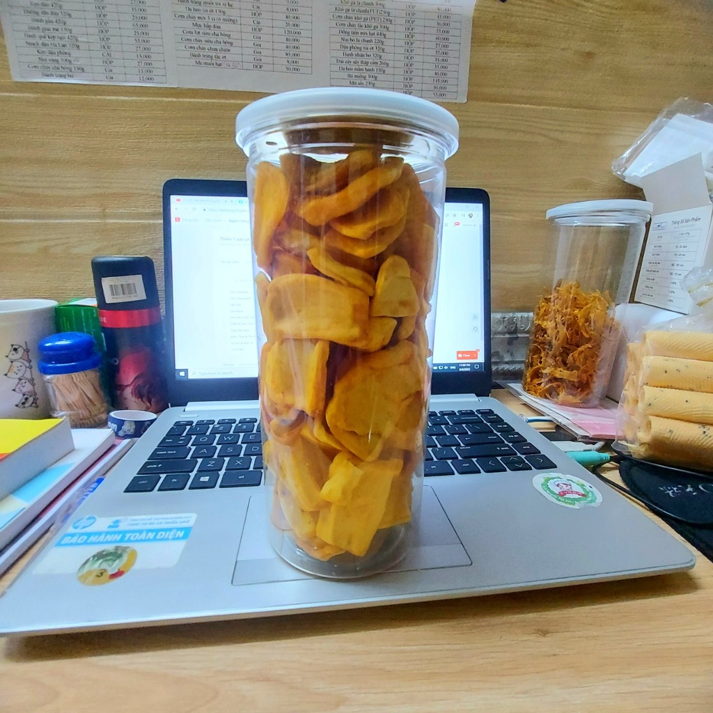 Mít thái sấy không đường vị ngọt tự nhiên 230g nhà CÔNG FOOD.