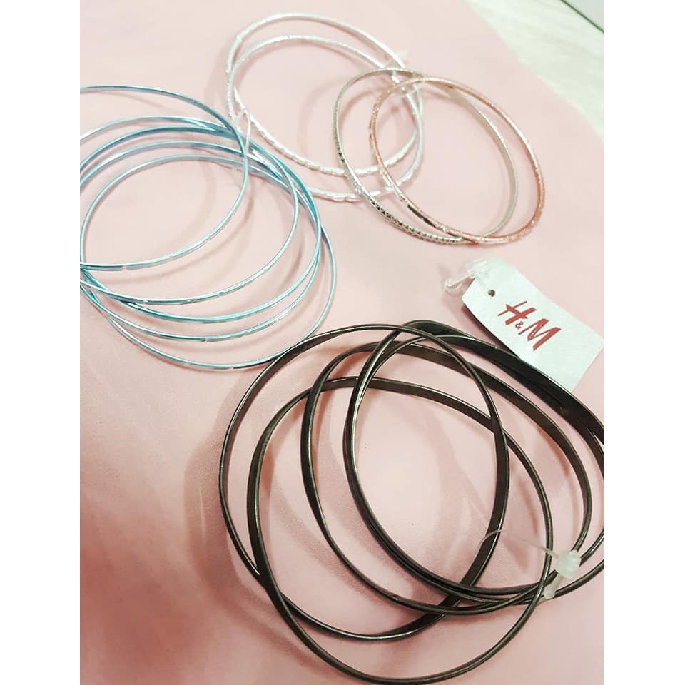 Set vòng tay H&M chính hãng gọng mảnh nhiều mẫu