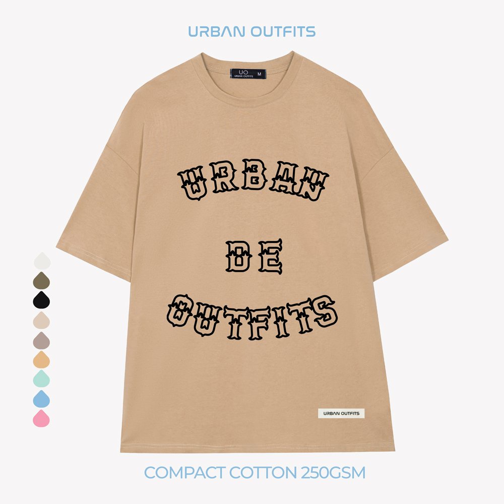 Áo Thun Tay Lỡ Form Rộng URBAN OUTFITS ATO158 Local Brand In chữ ver 2.0 Chất Vải 100% Compact Cotton 250GSM Dầy