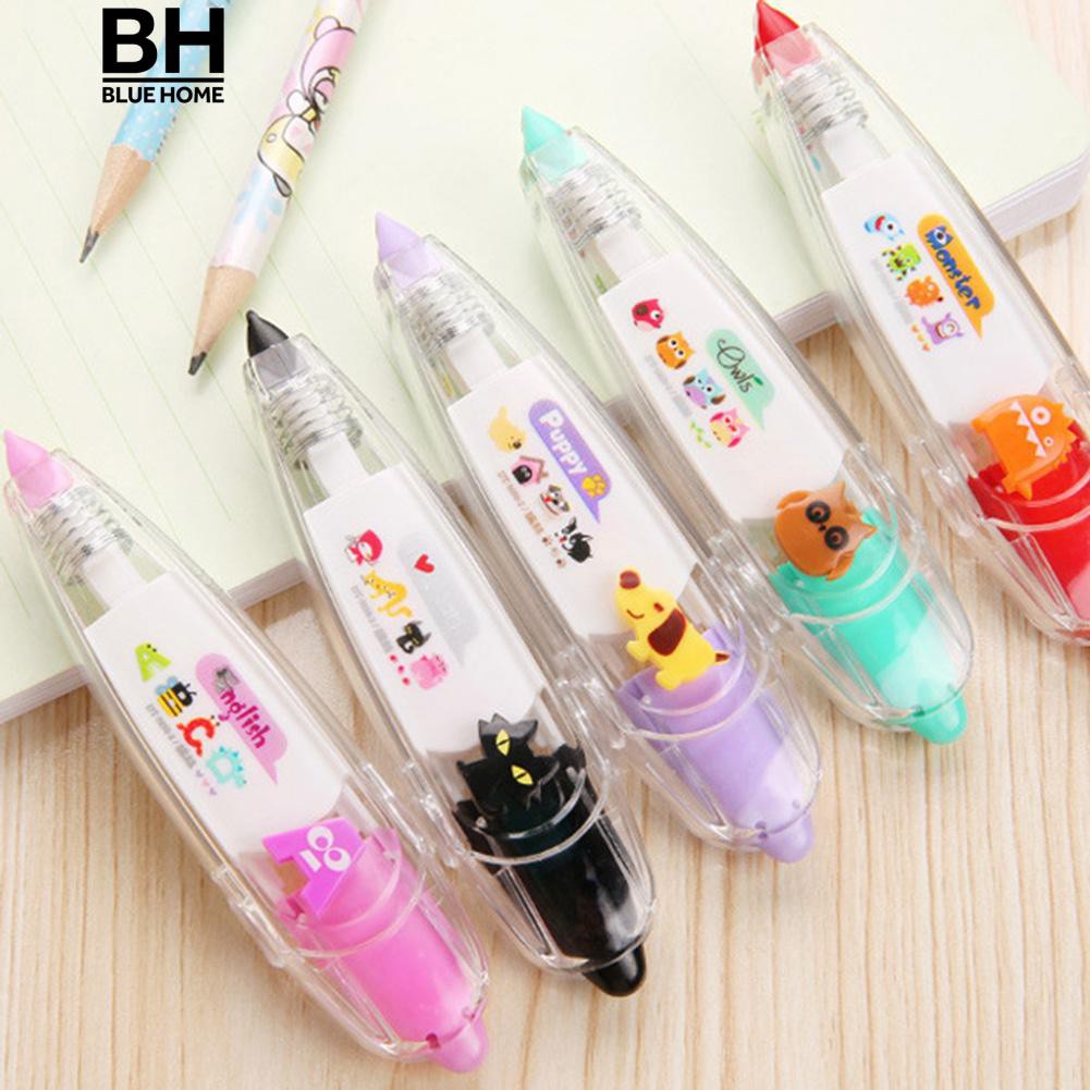 Bút Xóa Kéo Họa Tiết Hoạt Hình Sáng Tạo