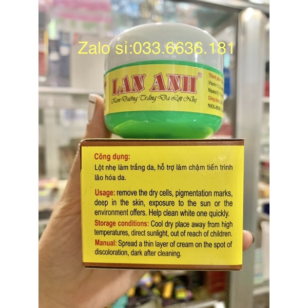 lẻ 1 hủ kem Lan anh lột nhẹ hủ 30g