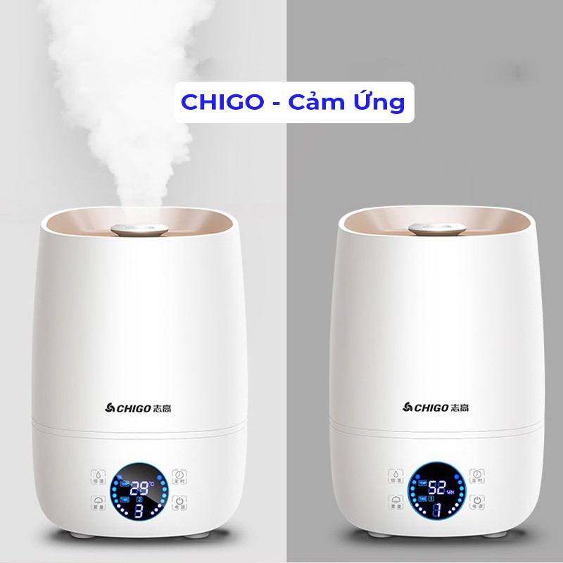 Máy phun sương CHIGO, máy tạo ẩm không khí dung tích 4000ml sử dụng lên đến 10 tiếng