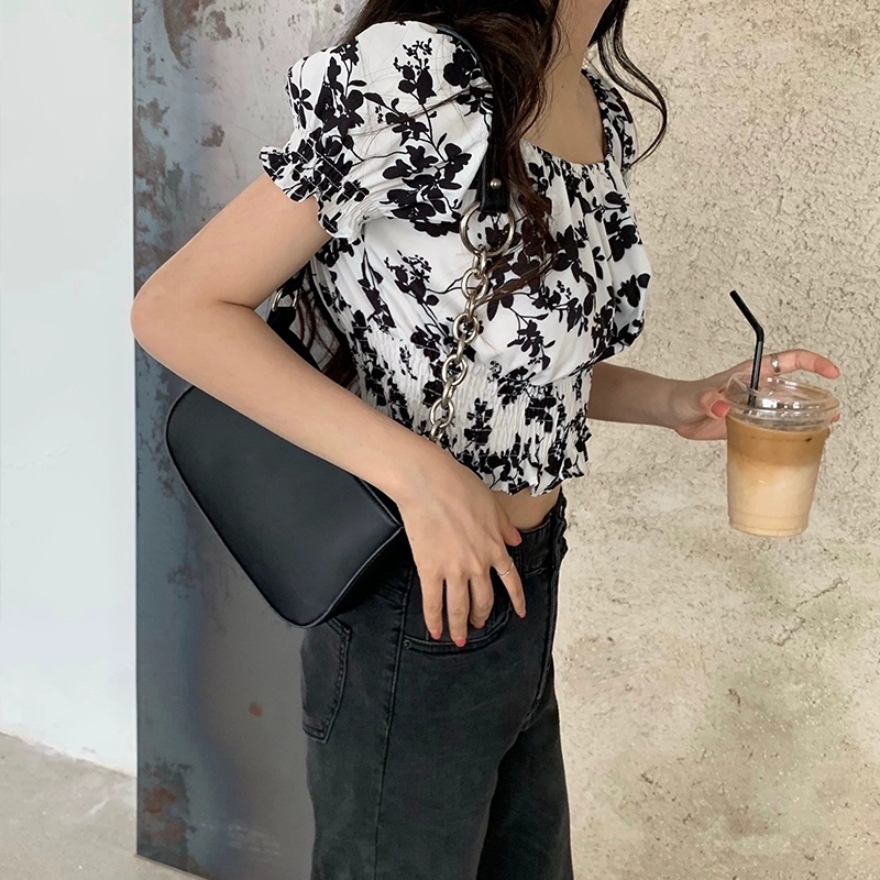 Túi xách nữ đeo vai đeo chéo đẹp giá rẻ phối xích NAGI STORE TX09