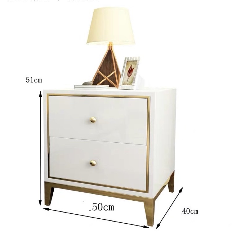 Tap Đầu Giường 2 Ngăn Hiện Đại Cao Cấp Nhập Khẩu Mạ Vàng Sang Trọng