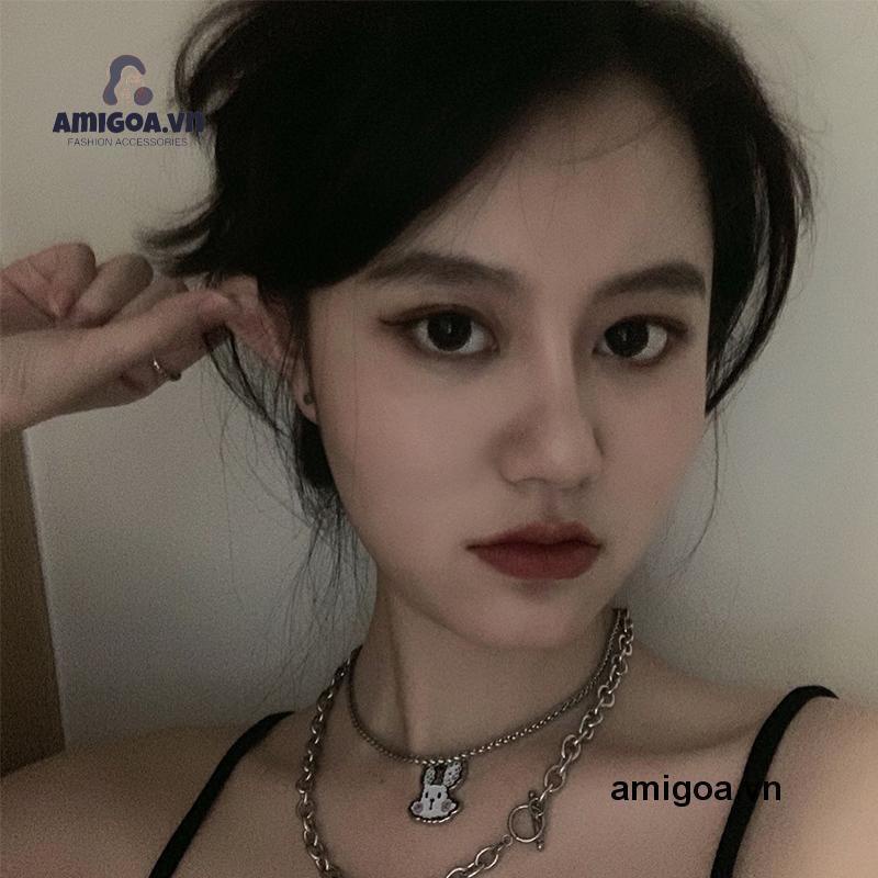 ✨✨Vòng cổ nam nữ dây xích khoá OT basic đơn giản