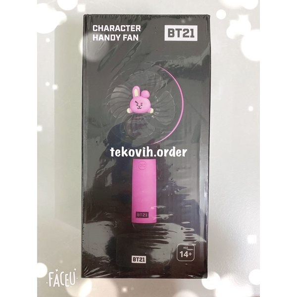 (Sẵn Tata) Quạt BT21 Handy Fan Ver.1 | Quạt cầm tay chính hãng