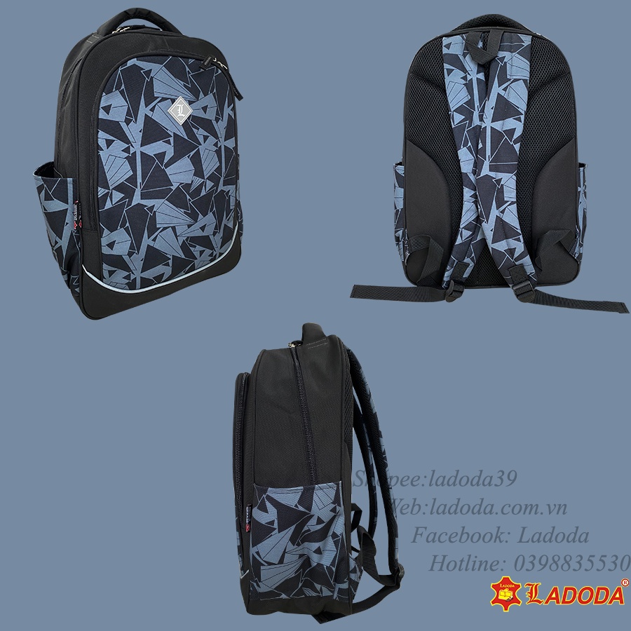 Balo laptop, balo đi học, balo người lớn Ladoda chính hãng BL352.