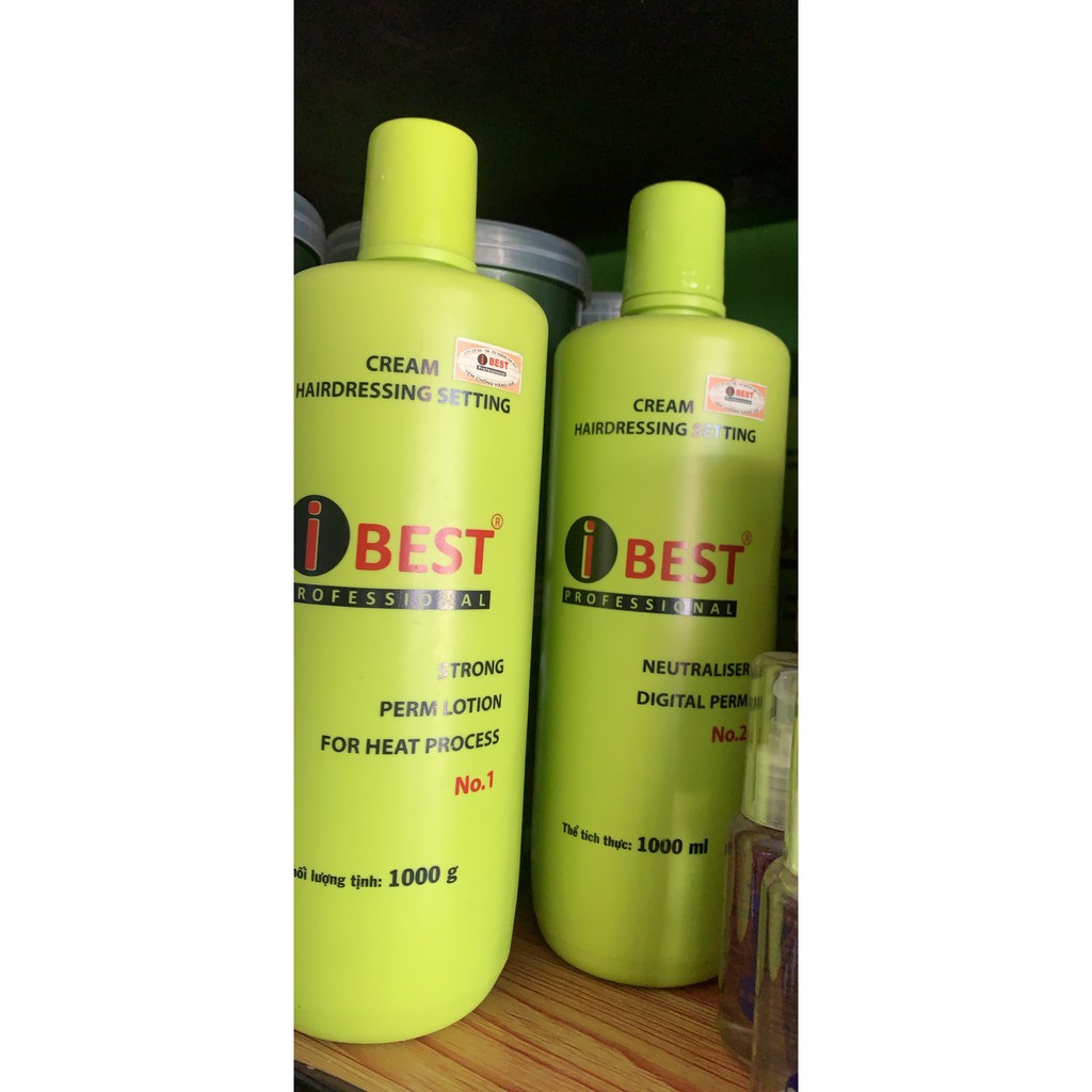 Cặp thuốc uốn tóc setting ibest 1000ml X 2