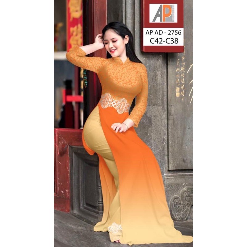 Vải áo dài giả ren