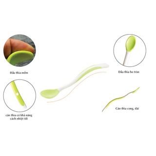 Bộ thìa mềm và thìa ăn cháo Richell cho bé