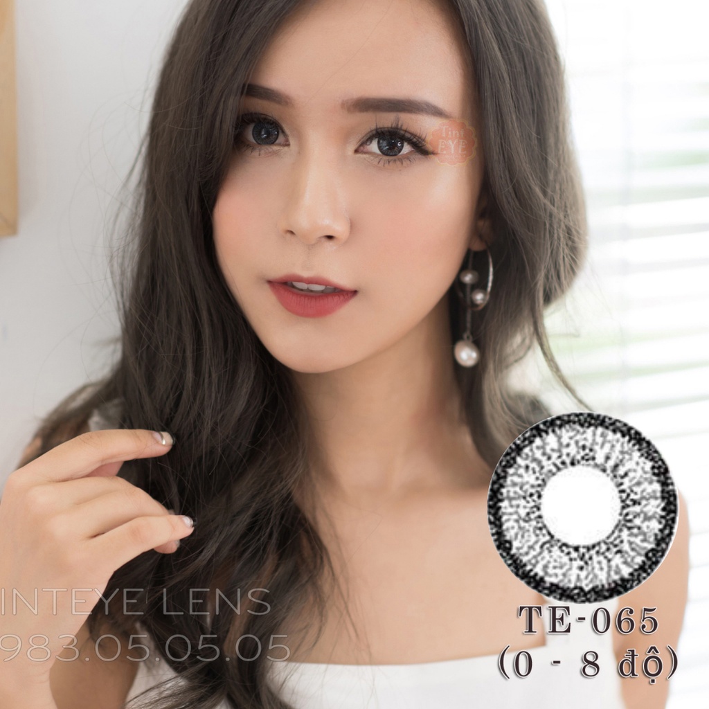 Kính Áp Tròng Tint Eye Lens Xám Ánh Đen TE - 065