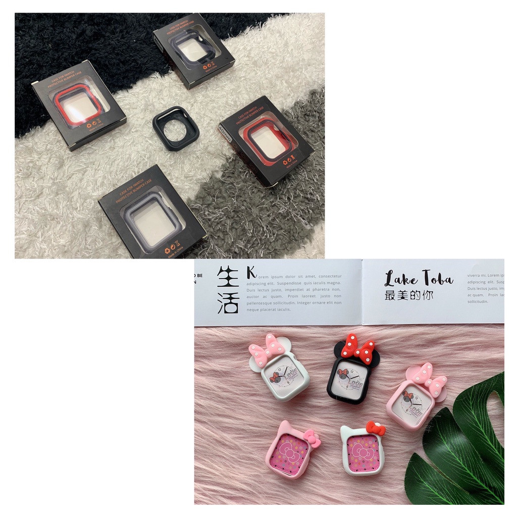 [MẪU HOT] Ốp cao su ĐỘC LẠ bảo vệ Cho Apple Watch Seri 1 2 3 4 5 6 SE - [FULL SIZE 38 40 42 44]