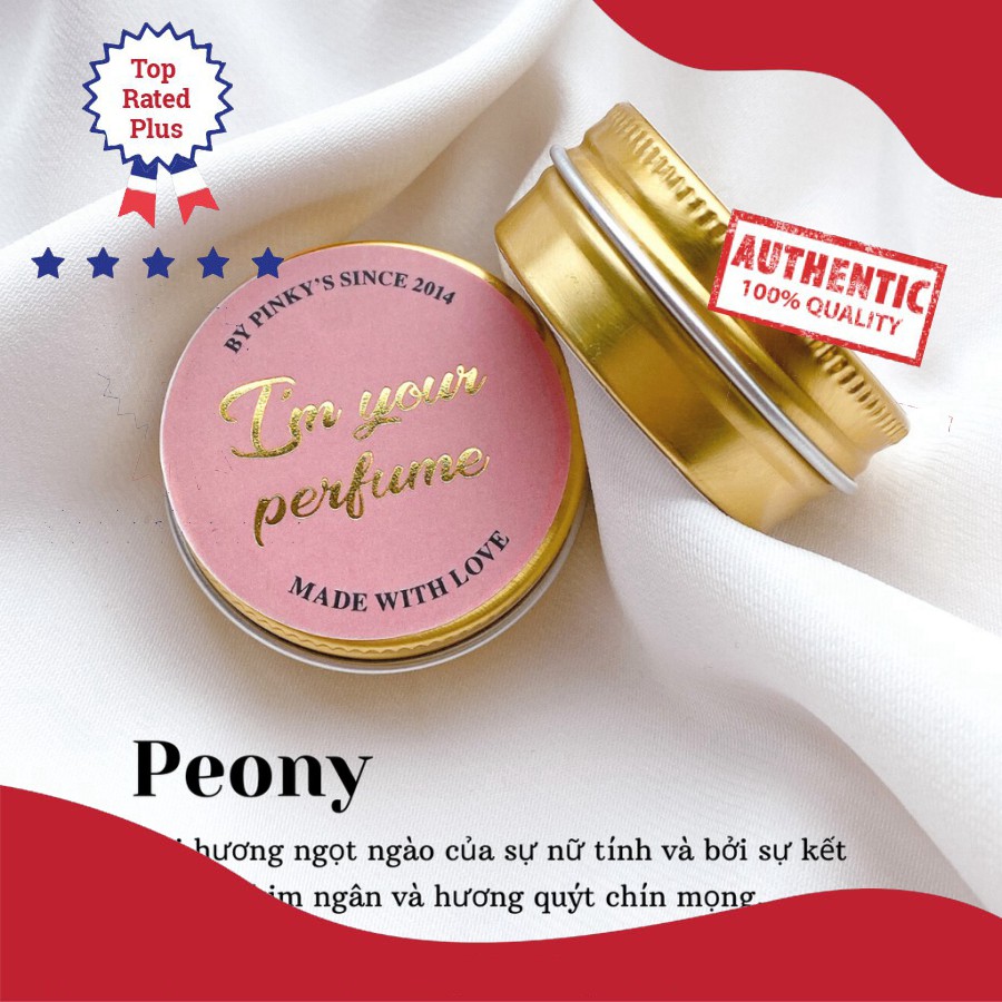 HOT Nước Hoa Khô PINKY'S - Dạng sáp thơm bỏ túi BH 1-1