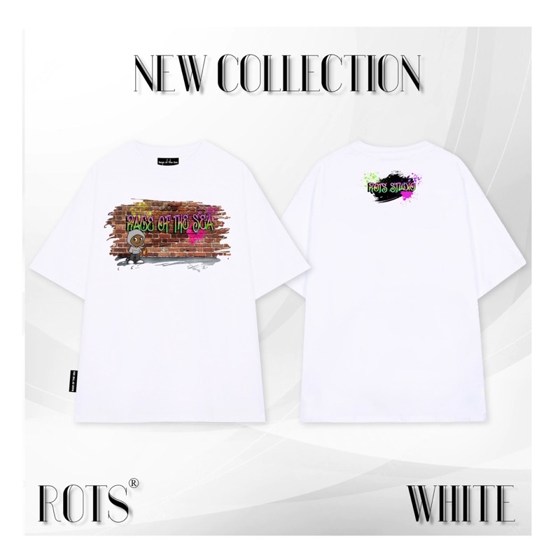 ÁO THUN UNISEX RAGE OF THE SEA  GRAFFITI