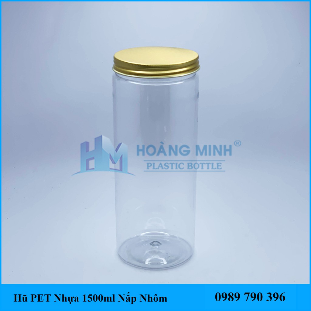 Hũ Nhựa PET 1500ml Nắp Nhôm Giá (Sỉ) Xuất Xưởng