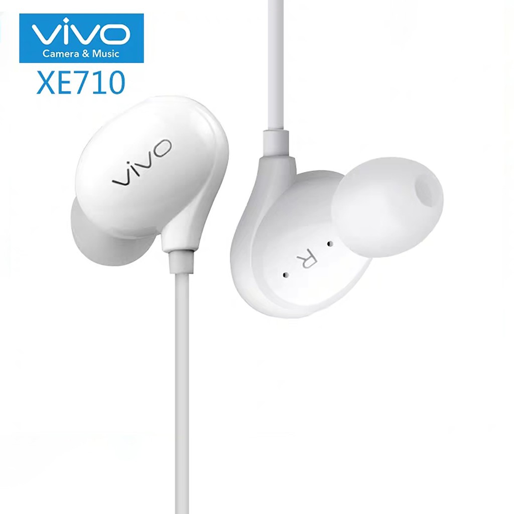 Tai nghe VIVO XE710 100% chính hãng giắc cắm 3.5mm kèm mic chất lượng cao