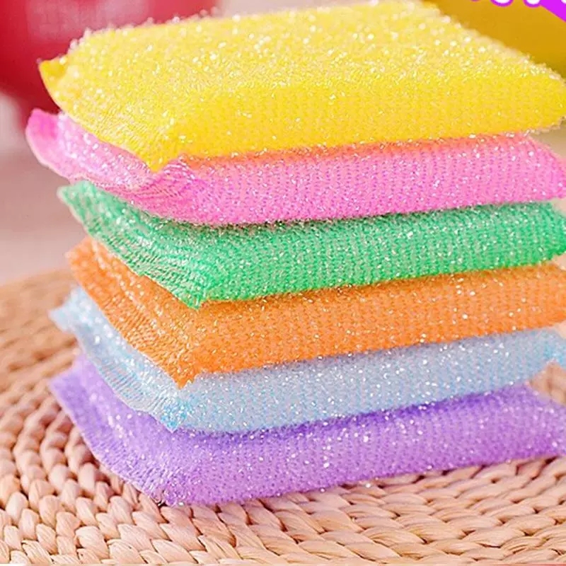 4 Miếng bọt xốp rửa chén màu sắc ngẫu nhiên