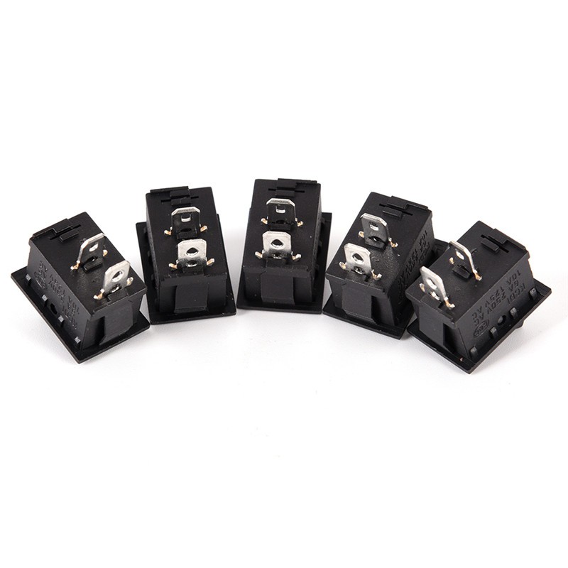 Set 10 Công Tắc On / Off 2 Chấu 12v Cho Xe Hơi / Tàu Thuyền