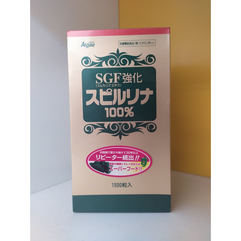 Tảo xoắn Spirulina bổ sung SGF 1500 viên cho người tiểu đường