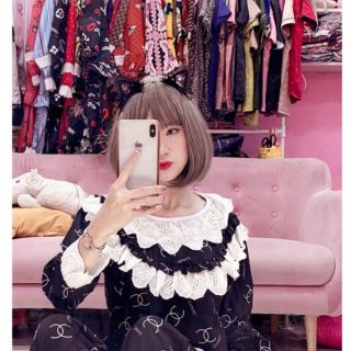 Bộ tiểu thư phối ren cao cấp ( satin lụa giấy)