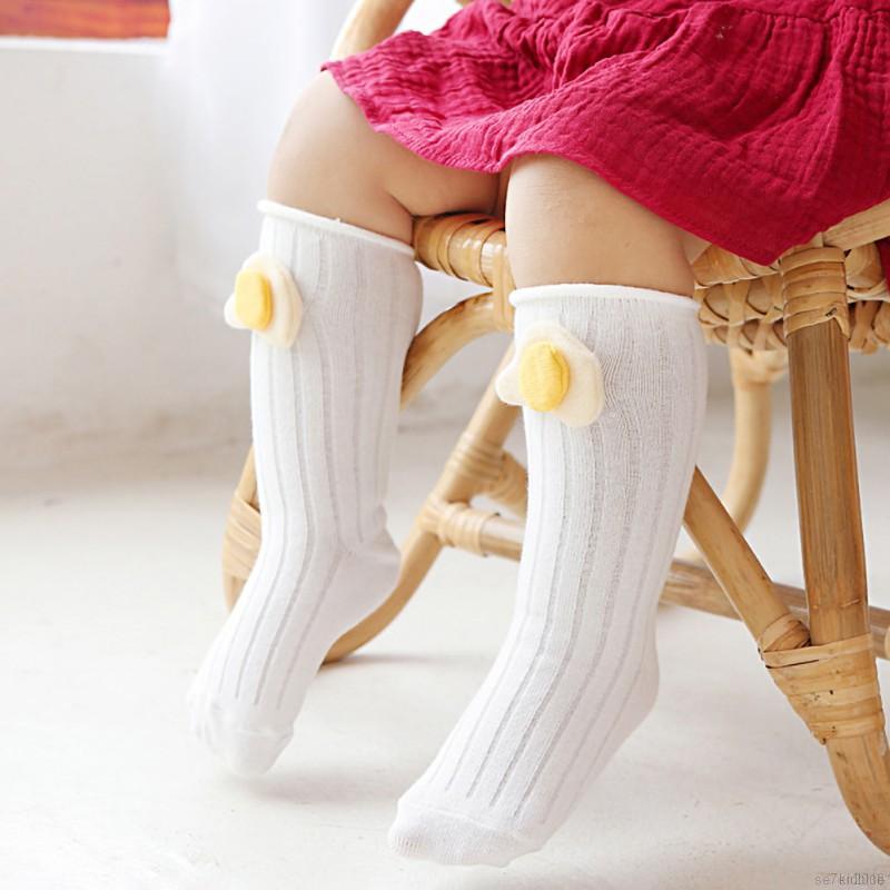 Vớ trẻ em chất liệu ấm áp trang trí hoạt hình dễ thương phù hợp cho mùa thu đông