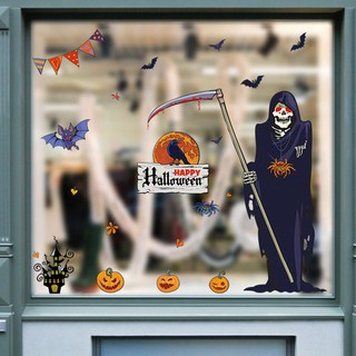 decal trang trí halloween người ma