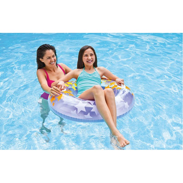 Phao bơi cao cấp siêu bền dày, bơm tay mini