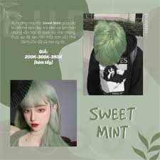 Thuốc nhuộm tóc SWEET MINT kèm thuốc tẩy tóc