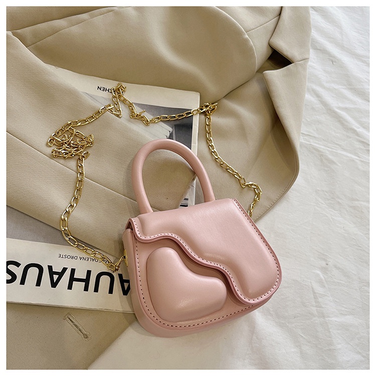 Túi Đeo Chéo Dây Xích Thiết Kế Nhỏ Nhắn Xinh Xắn Thời Trang