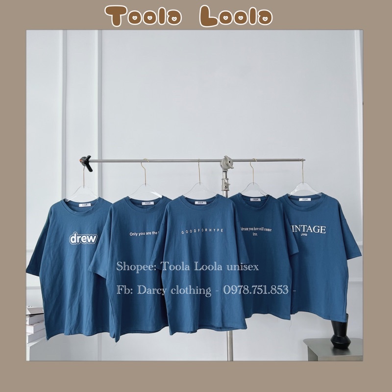 Áo Thun Xanh Dương Cotton 3158 Freesize ?????????? Áo Phông Quảng Châu - Chất Dày Dặn - Cotton Khô - Mặt Tuyết
