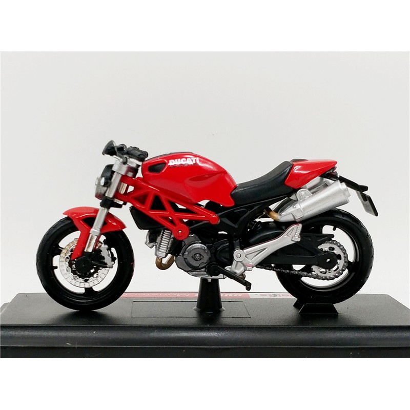 XE MÔ HÌNH - MOTO Siêu xe Ducati Monster 696 - MAISTO tỷ lệ 1:18